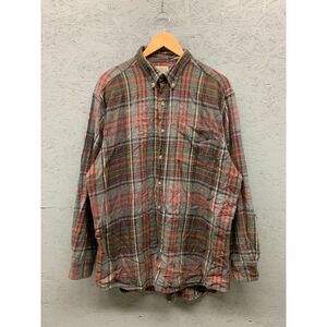 RedHead Brand Co Button Up Long Sleeve Shirt Mens XL Plaid‎ Cotton Casual